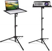 PORTABLE PROJECTOR AND LAPTOP STAND TABLE TRIPOD (HEIGHT ADJUSTABLE 45-120CM)