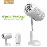 TS6 YJMOYE PORTABLE PROJECTOR 2GB+16GB ANDROID11.0 SMART HD 4K MINI PROJECTORS GIMBAL COMES WITH HIDDEN LIFT