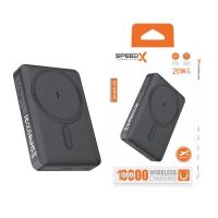 SPEED-X SP-WP40 10000MAH MAGNETIC WIRELESS POWER BANK 20W PD FAST CHARGING