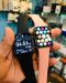 N78 Pro Max Full Display Smart Watch Black and Pink Straps Colors  