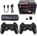 X2 PLUS RETRO 3D 35000+ VIDEO GAMES 4K HD OUTPUT GAME STICK WITH 2 WIRELESS CONTROLLERS