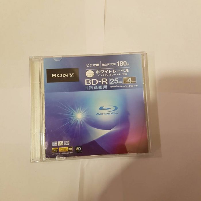SONY DVD R Blue Ray 25GB CASE EACH PRICE 275 RUPEES