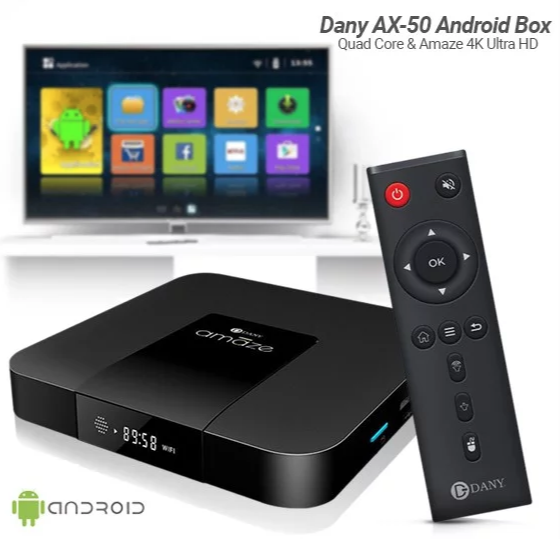 Dany Android tv Box Amaze AX-50 2gbRam 16gbRom
